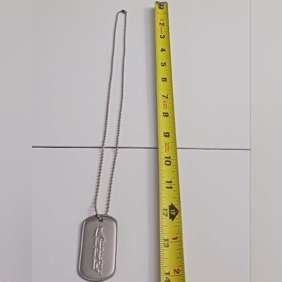 Unisex Lockheed Martin F-22 Raptor Dog Tag Necklace - Picture 4 of 4